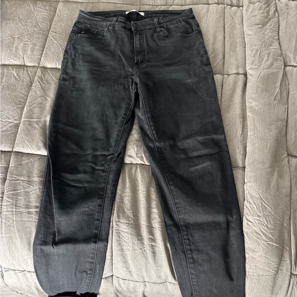 KanCan Women's Faded Black Jeans - 13